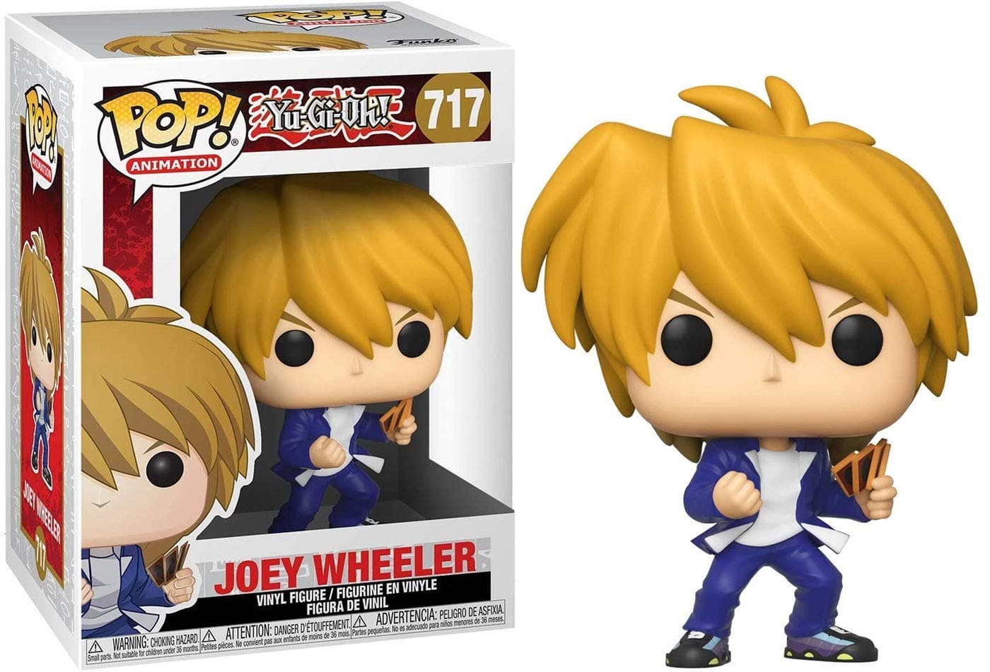 Funko Pop! Animation: Yu-Gi-Oh! - Joey Wheeler - Vinyl-Sammelfigur - Geschenkidee - Offizielle Handelswaren - Spielzeug Für Kinder und Erwachsene - Anime Fans - Modellfigur Für Sammler und Display