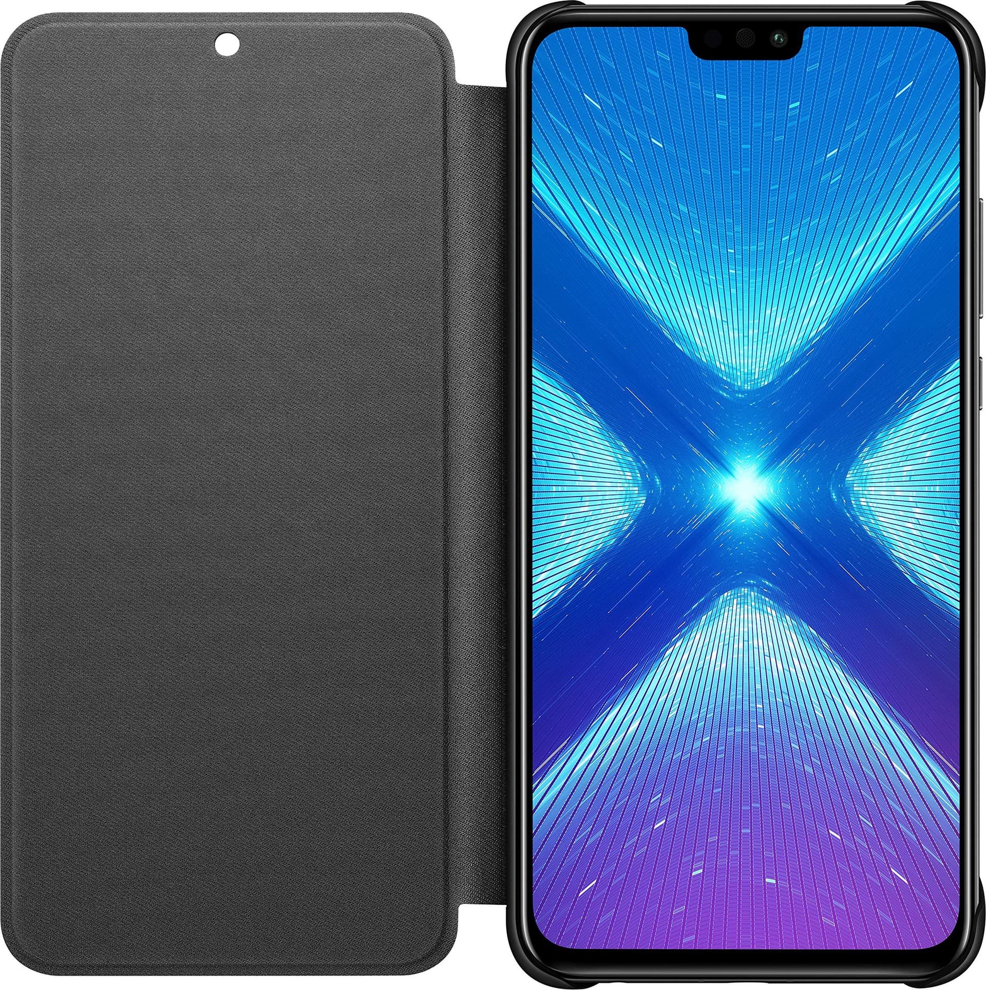 Honor 8X Flipcover schwarz