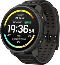 Suunto Vertical 2 Titanium [inkl. Silikonarmband schwarz] 49mm Titangehäuse schwarz