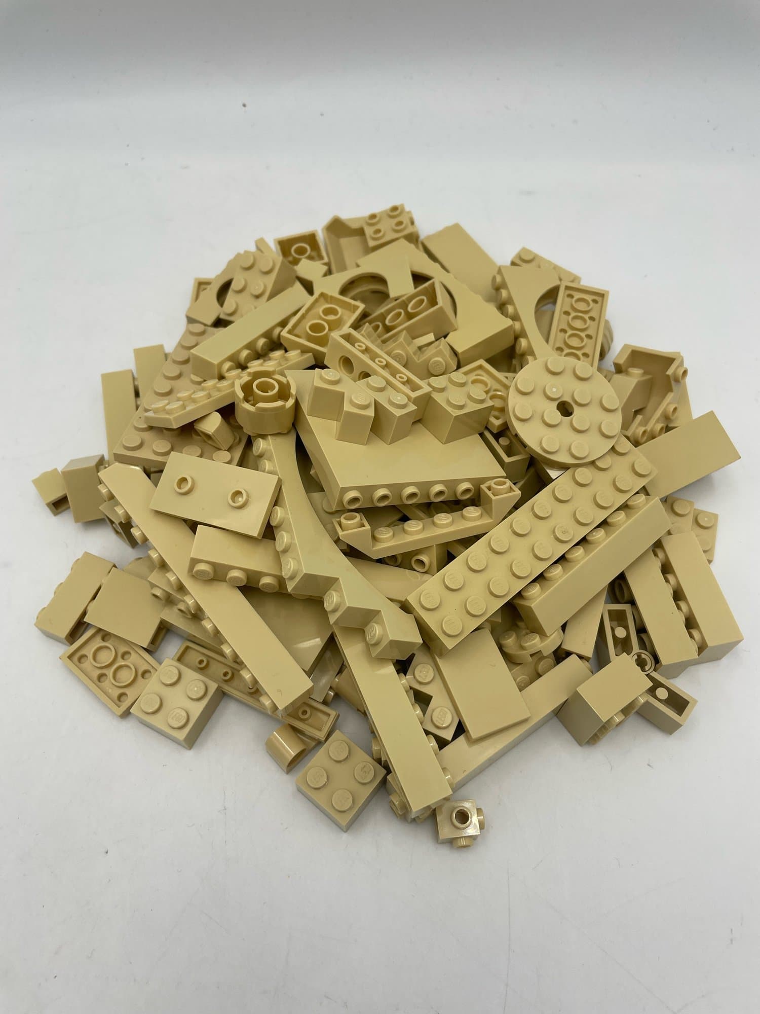 LEGO 100 Stk Legosteine in verschiedenen Größen Beige Bausteine