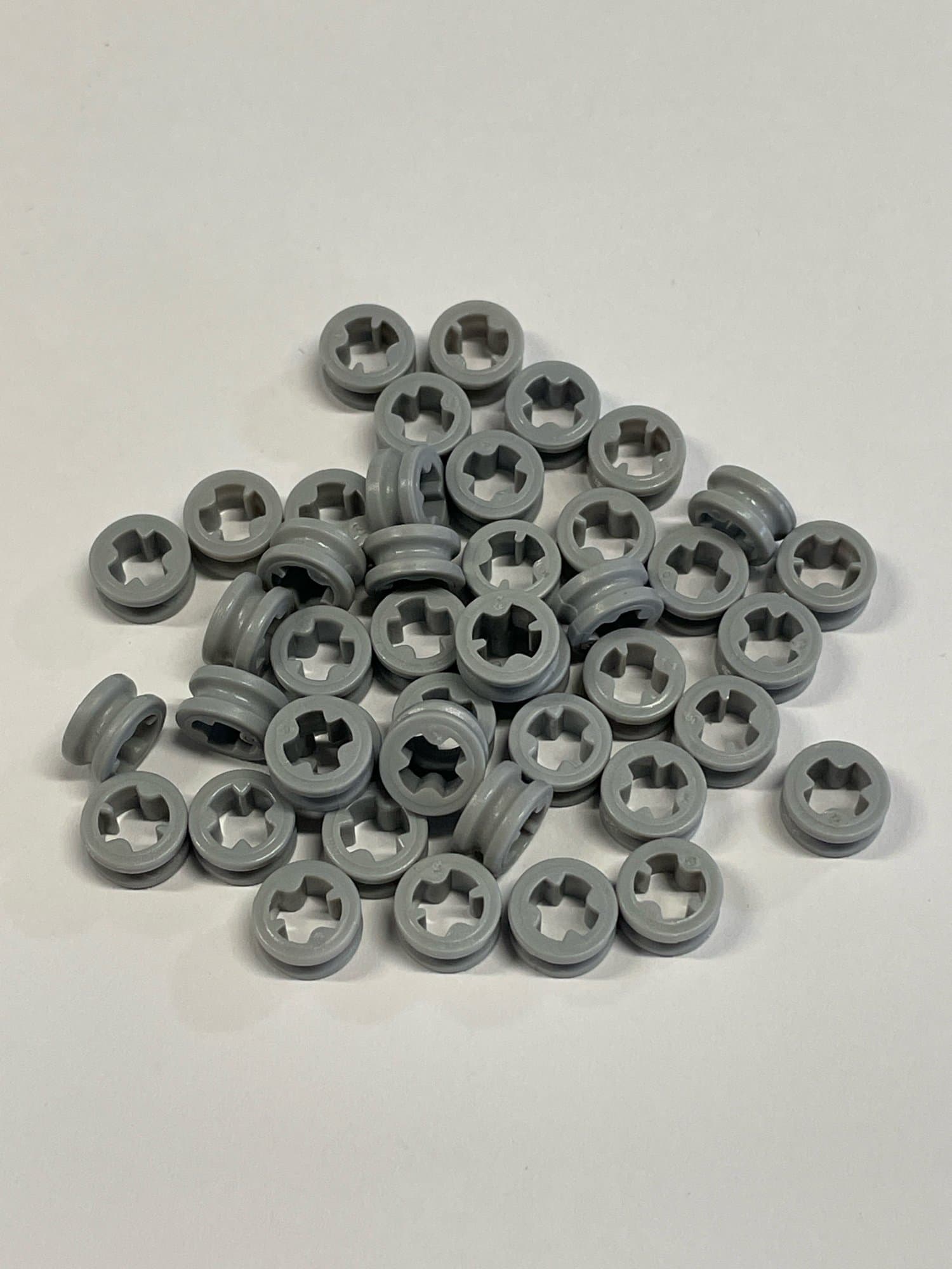 LEGO Technic 40 Stück Stopper klein 1/2 in Neu-Hellgrau