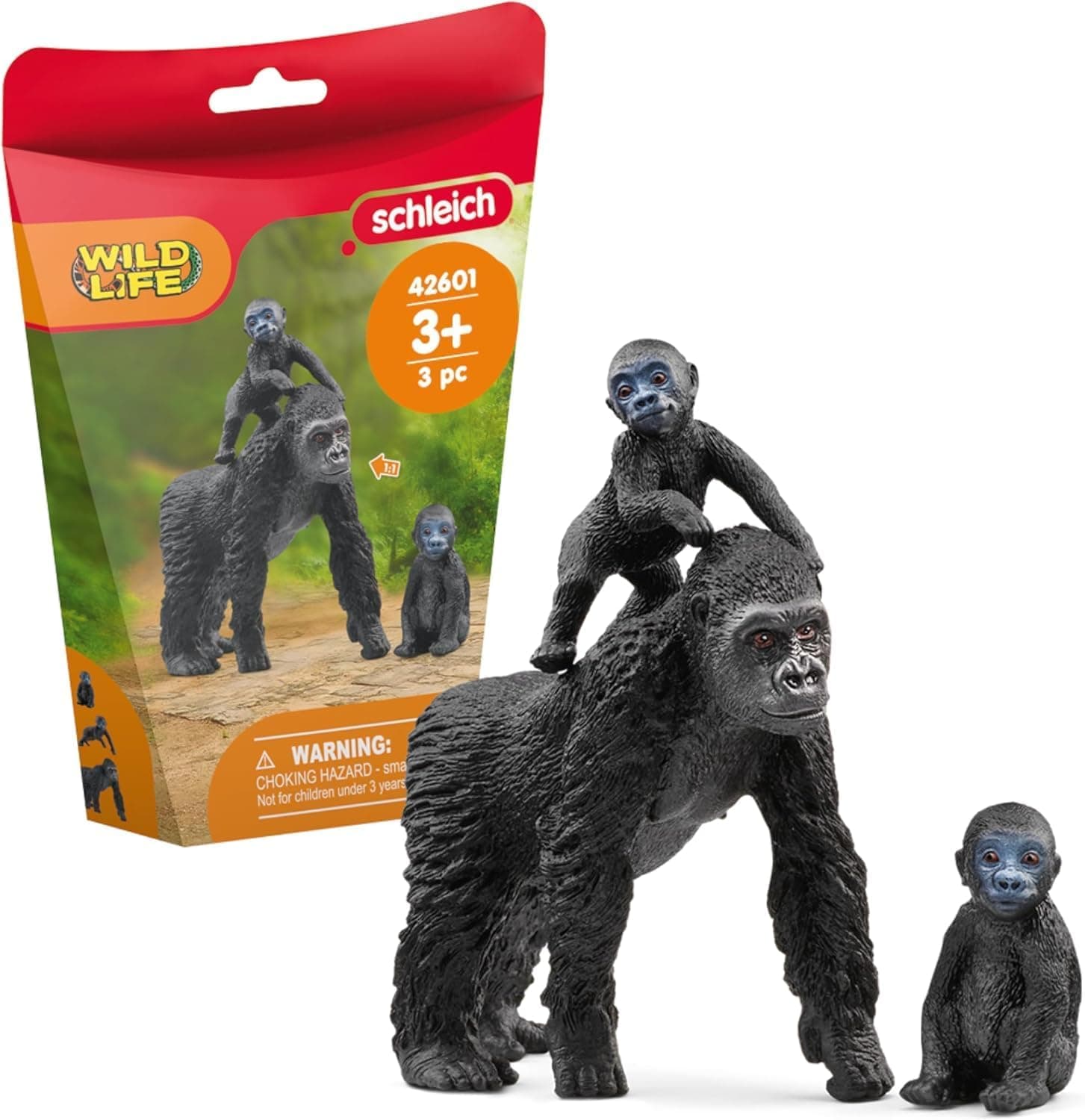 Schleich Wild Life 42601 - Flachland Gorilla Familie