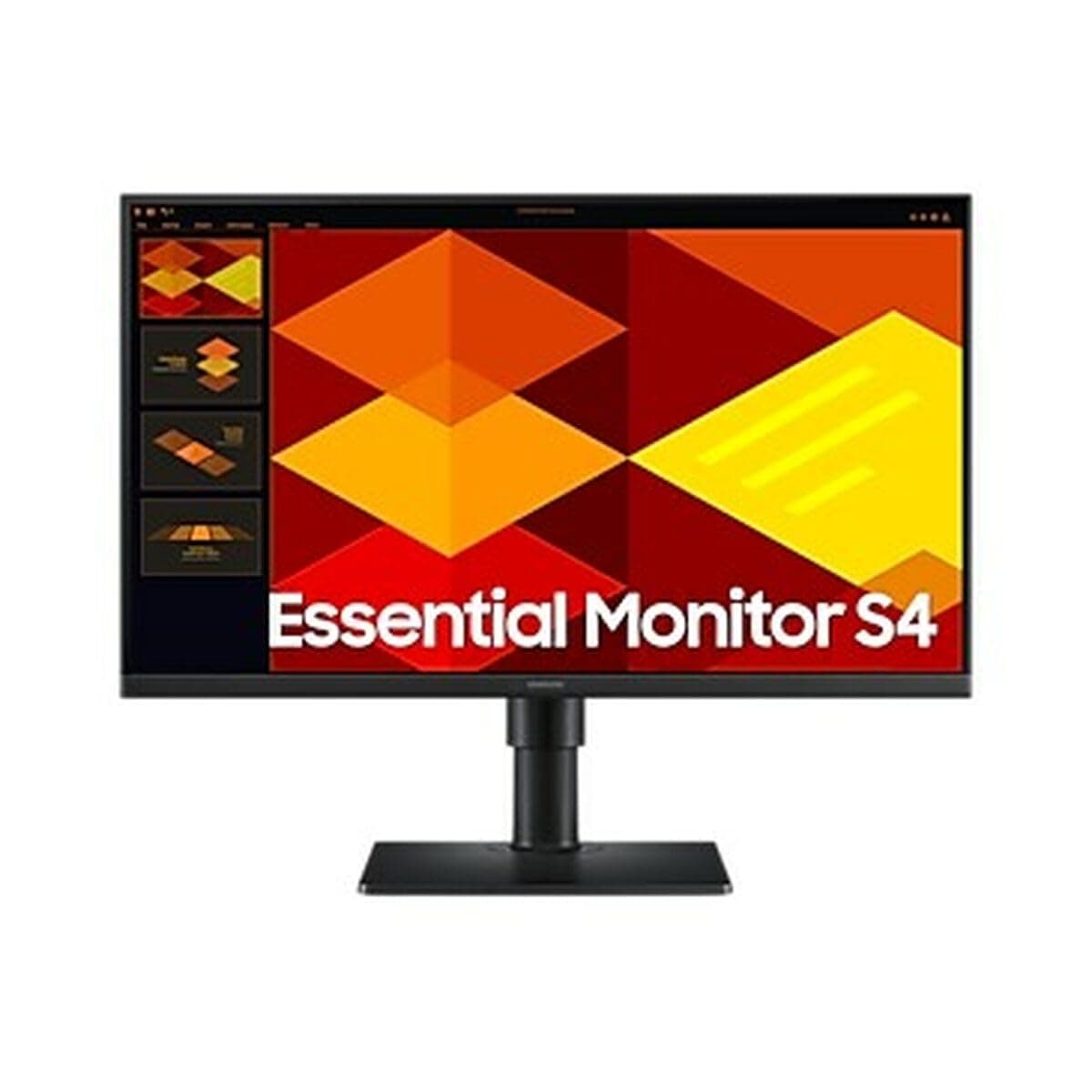 Samsung Essential Monitor S4 [24'' 1920 x 1080 Full HD 100Hz 2x HDMI DP 5ms Reaktionszeit] schwarz