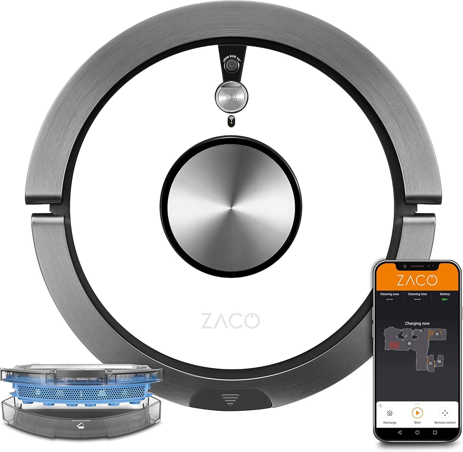 ZACO (iLife) A9s Pro [110 Minuten 075 Liter 22 Watt] white edition