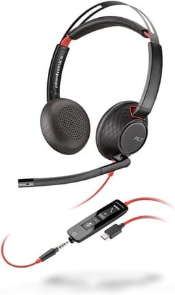 Poly Blackwire C5220 On-Ear Kopfhörer schwarz