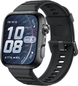 Huawei Watch Fit 5 Pro [inkl. Kautschuk-Armband schwarz] 44mm Aluminiumgehäuse schwarz