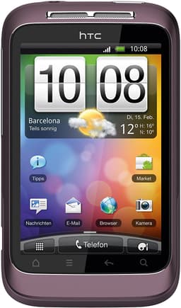 HTC Wildfire S purple