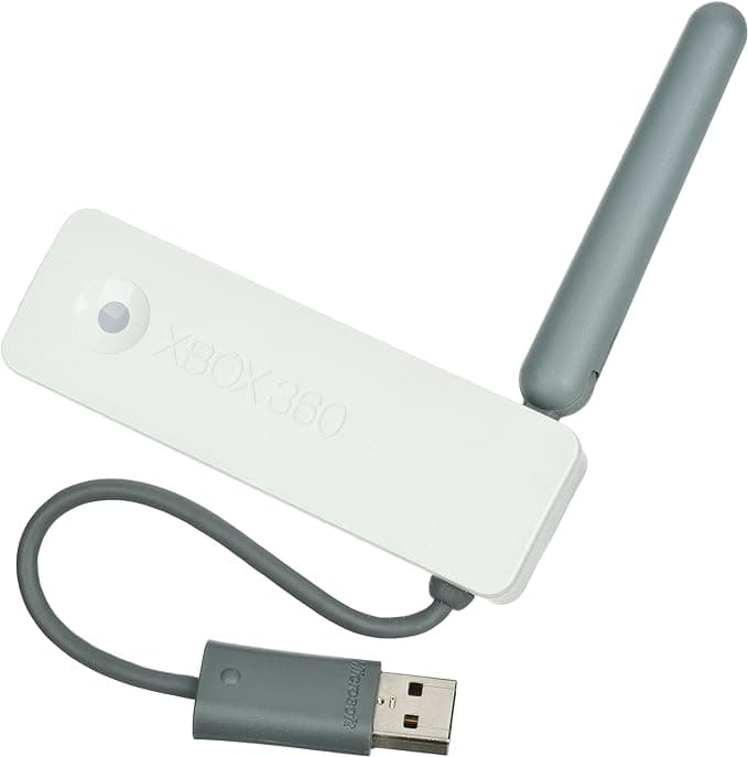 Microsoft Xbox 360 Network Adapter Wireless [alte Version] weiß/grau