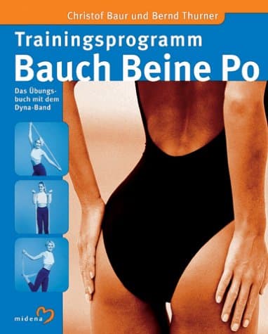 Trainingsprogramm Bauch Beine Po m. Dyna-Band (rot)