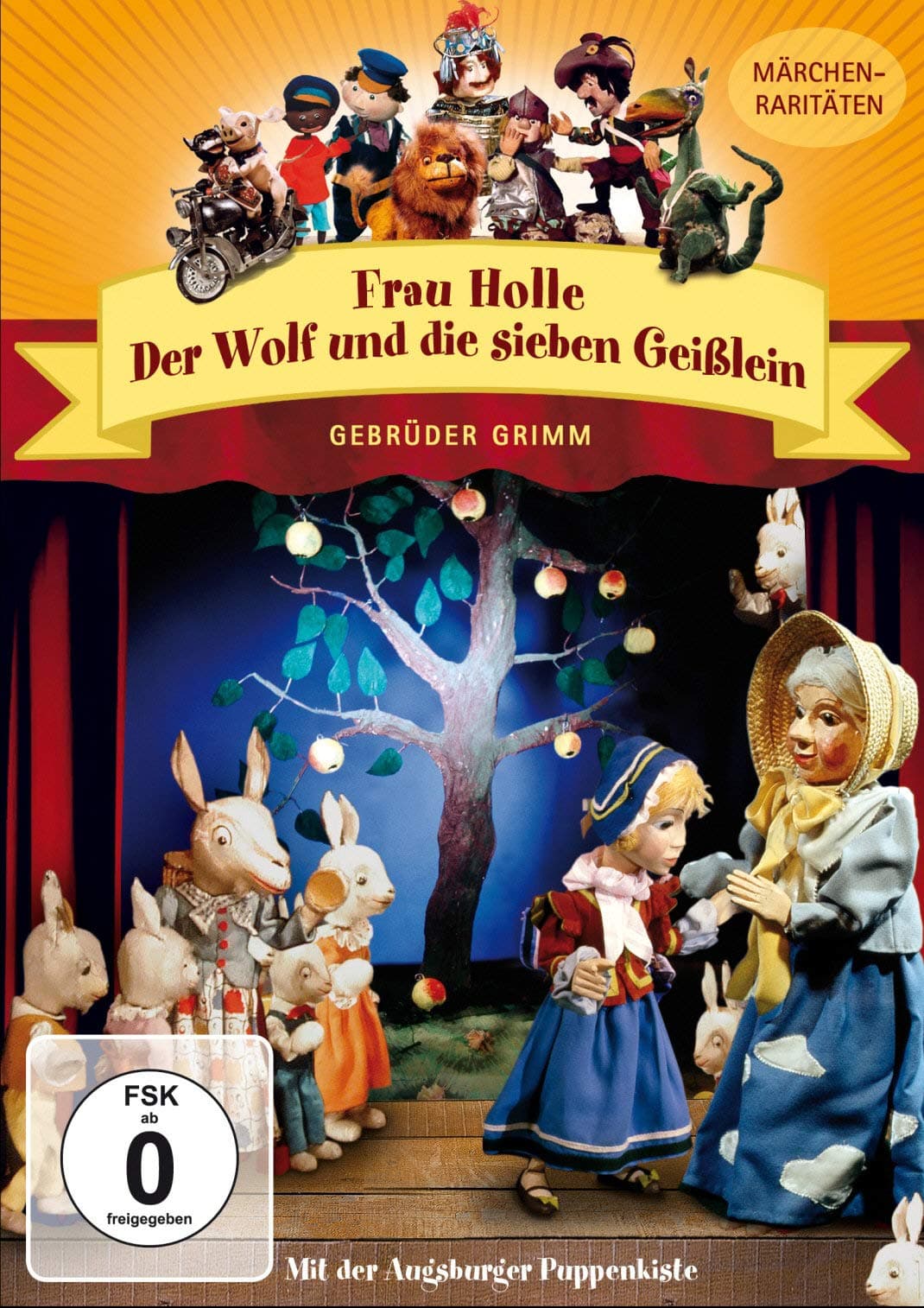 Augsburger Puppenkiste - Der Wolf und die sieben Geißlein & Frau Holle - Neu!!! [DVD] [2009]