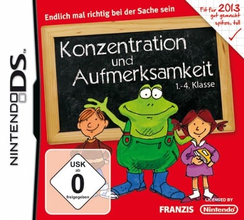 Konzentration und Aufmerksamkeit 1.-4. Klasse 2013 [Nintendo DS]