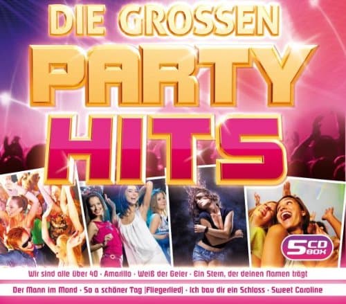 Die großen Partyhits (70 Partyhits auf 5 CDs)