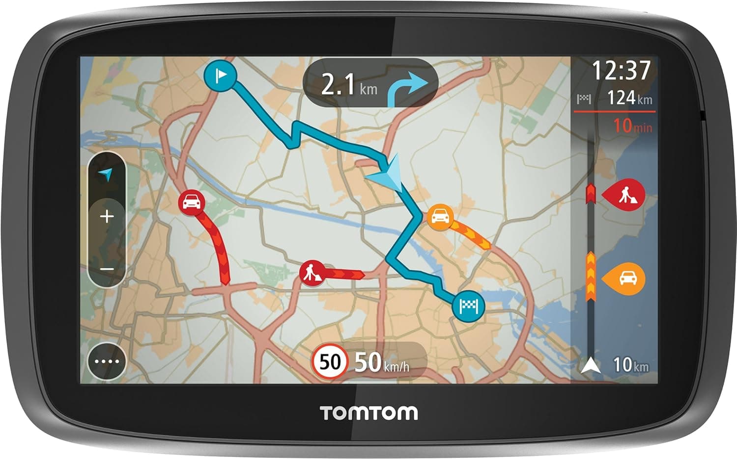 TomTom Go 500 Europe [5" 45 Länder Europa Lifetime] schwarz