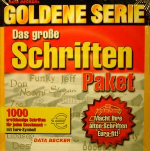 Goldene Serie. Das grosse Schriftenpaket. CD- ROM für Windows 95/98