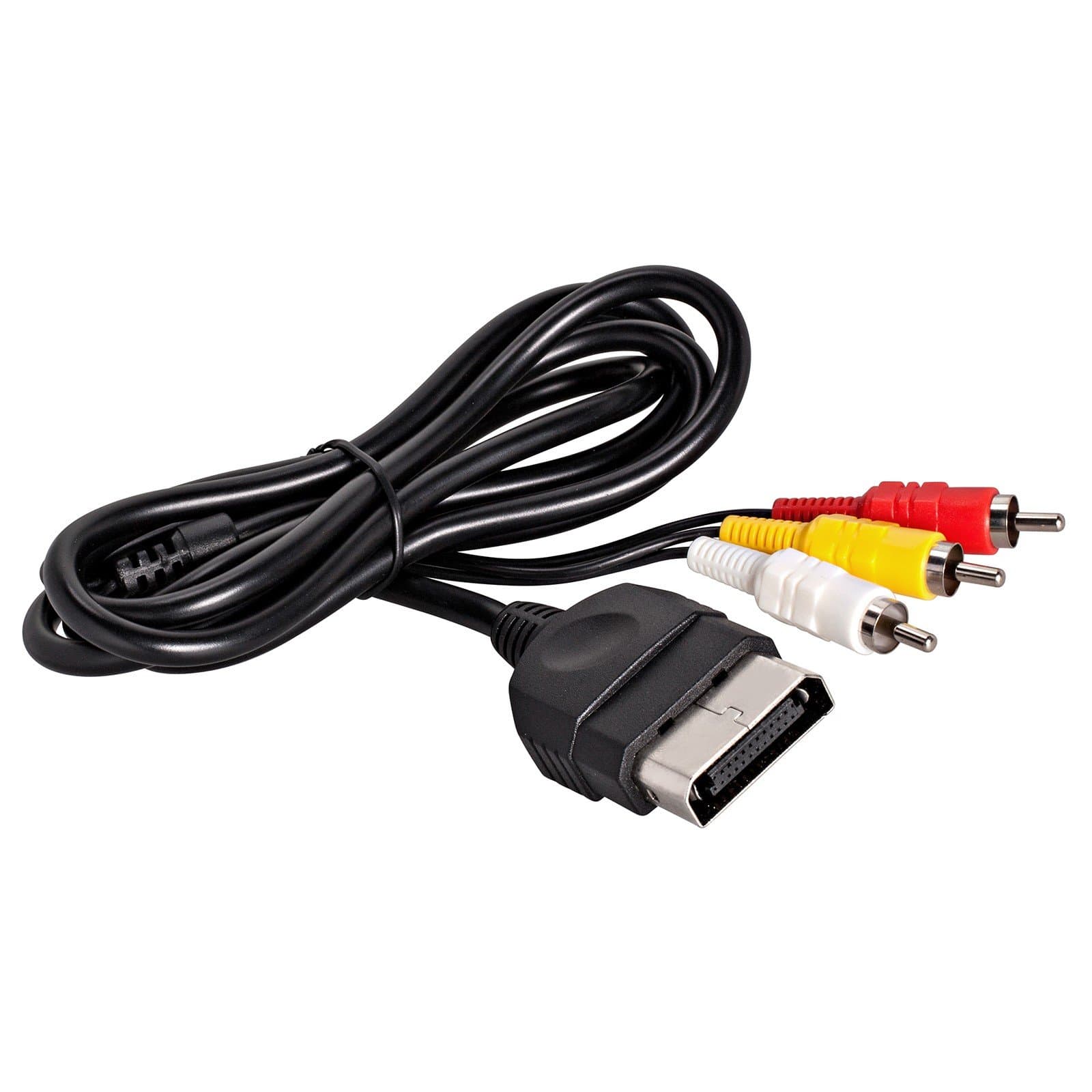 2-TECH AV Kabel passend für Microsoft XBOX TV Anschluss per Chinch/SVHS