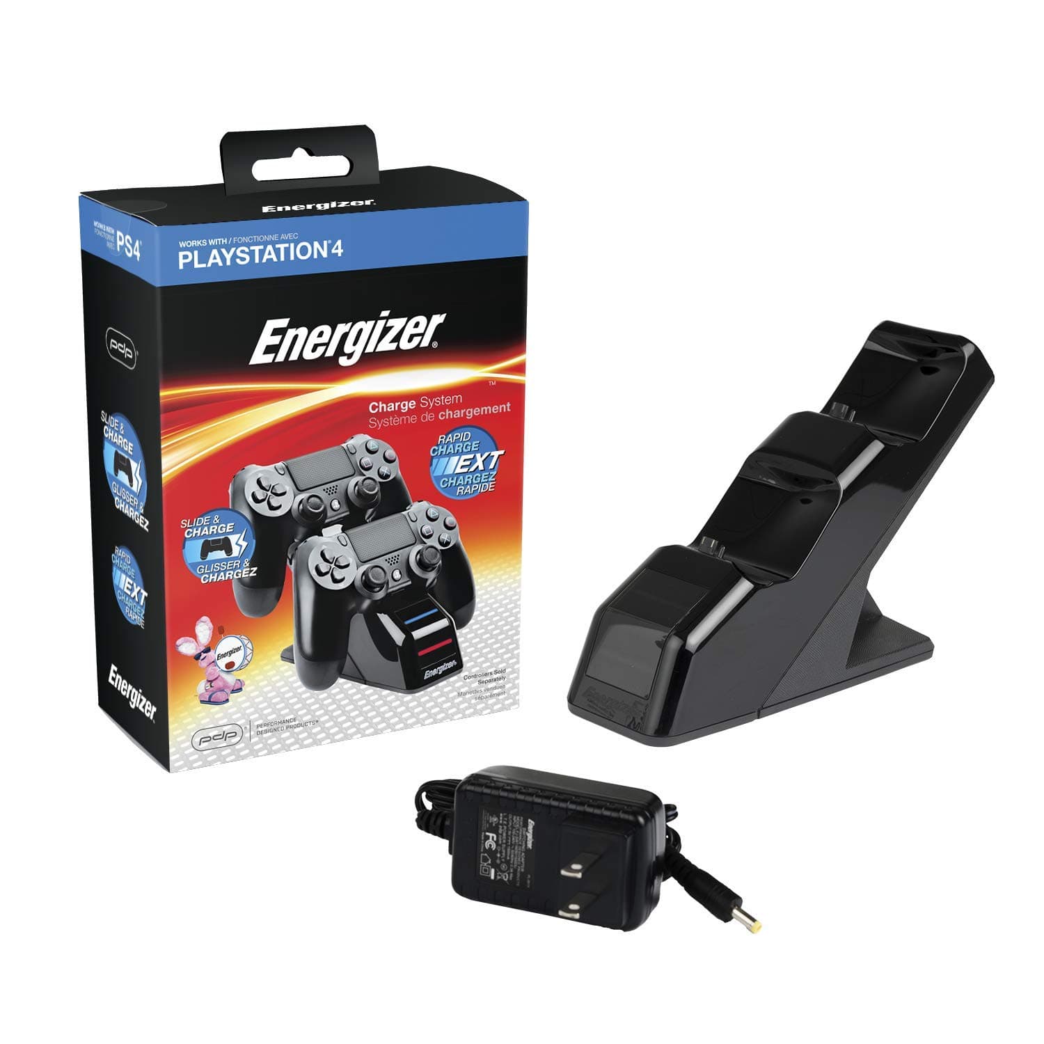 Energizer Ladestation [für 2 PlayStation 4 Controller] schwarz