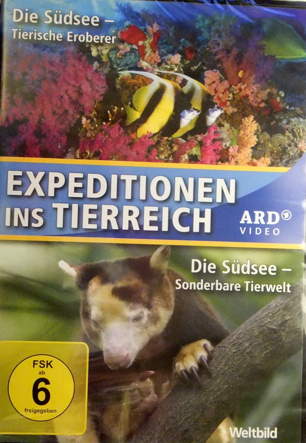 Expeditionen ins Tierreich (ARD / Weltbild) - 2 Folgen - Die Südsee - Tierische Eroberer + Die Südsee - Sonderbare Tierwelt