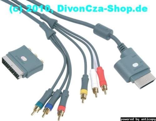 Xbox 360 - Component HD-AV Kabel von Microsoft / OEM