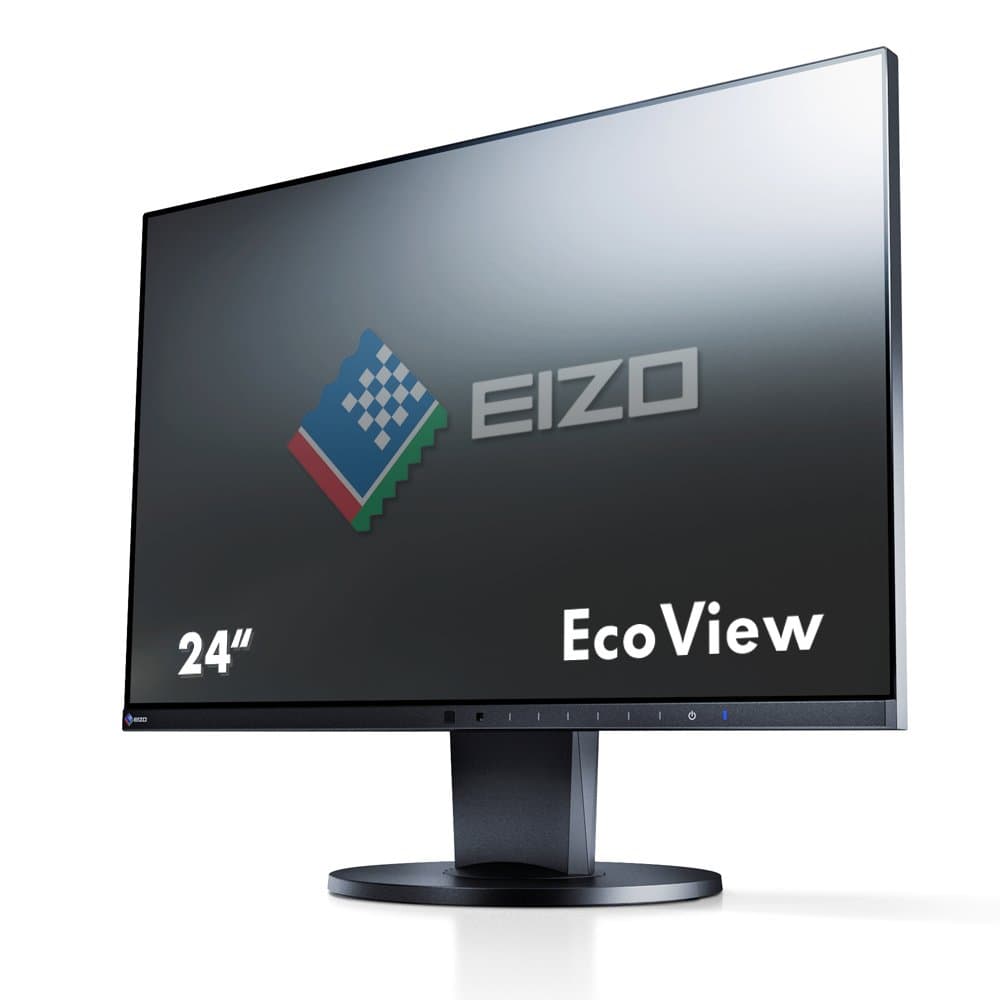Eizo FlexScan EV2450 [238" 1.920x1.080 AH-IPS 60Hz VGA DVI HDMI DP 5ms Reaktionszeit] schwarz