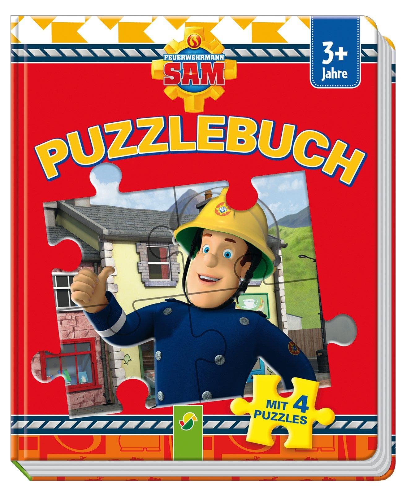 Puzzlebuch Feuerwehrmann Sam: Mit 4 Puzzles