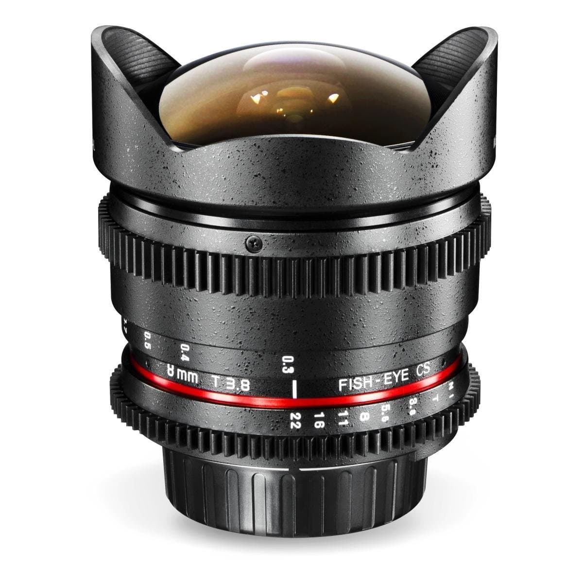 Walimex Pro 8mm 1:38 VCSC Fisheye [für Micro Four Thirds] schwarz