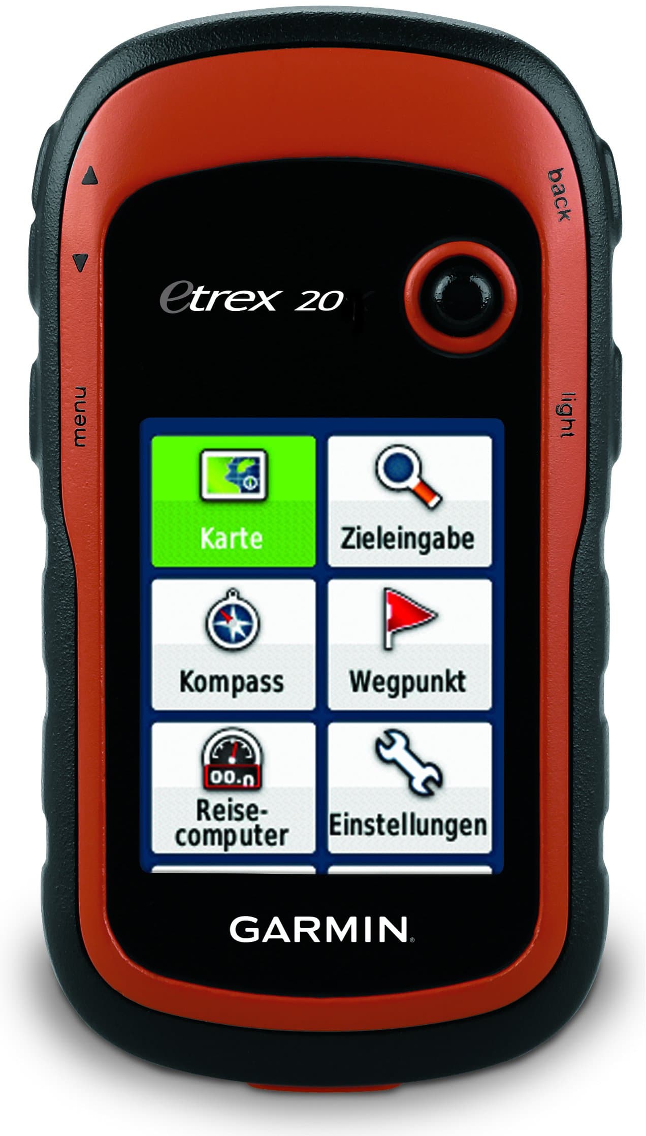 Garmin eTrex 20 Handgerät [22" Weltkarte] schwarz/orange