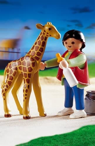 Playmobil 3253: Babygiraffen - Pflegerin