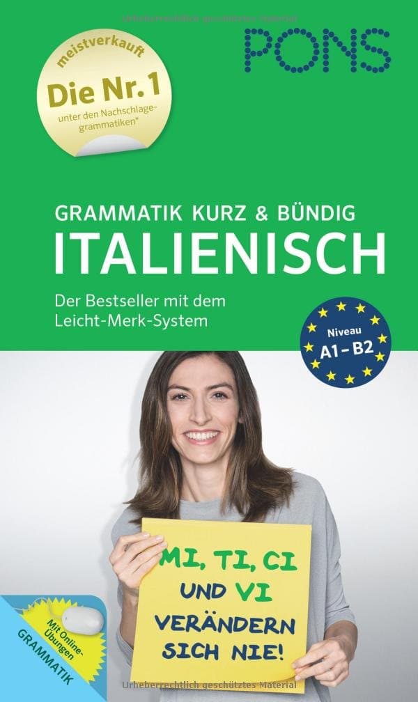 PONS Grammatik kurz und bündig Italienisch - Der Grammatik-Bestseller* mit dem Leicht-Merk-System