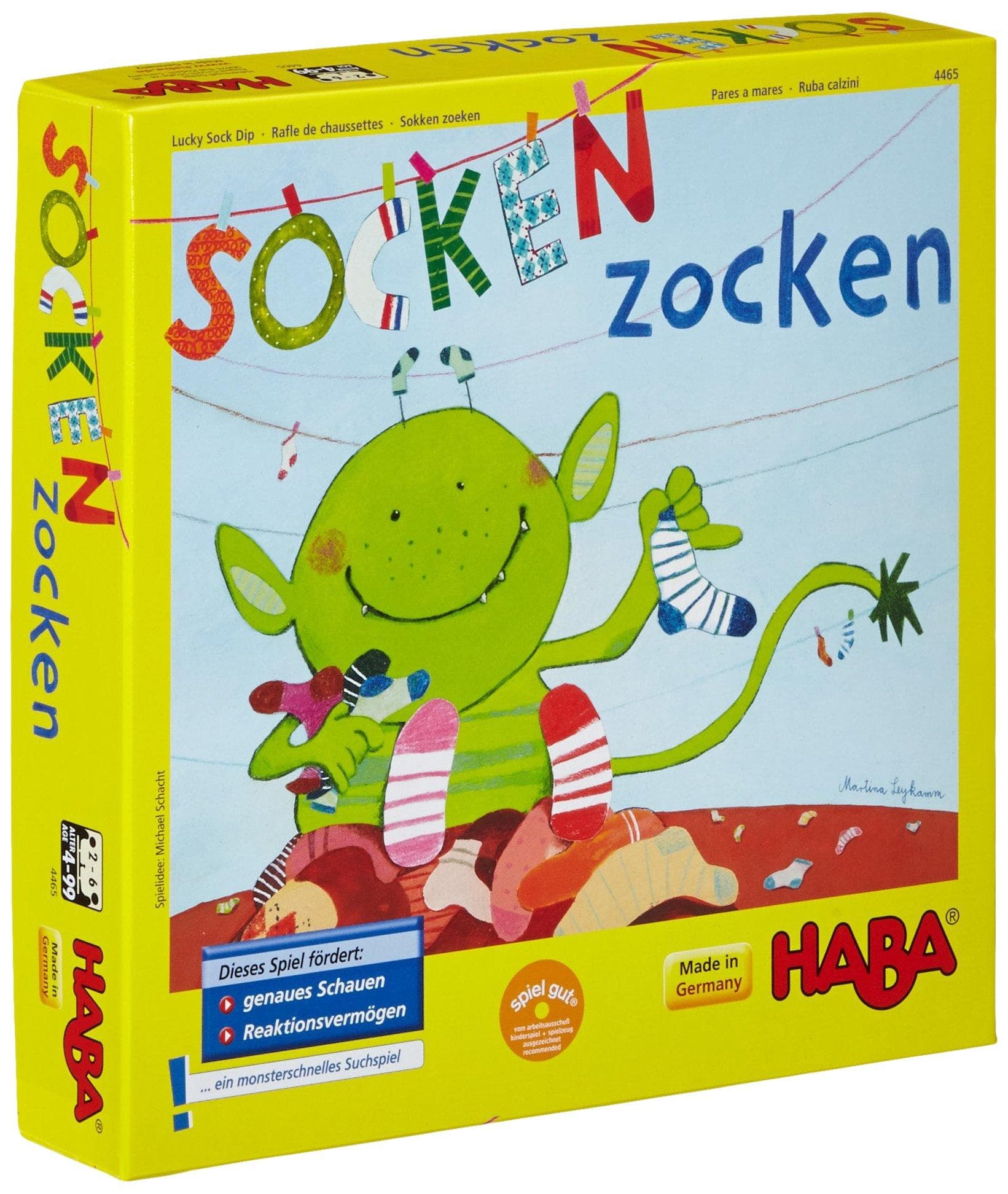 Haba 4465 - Socken zocken (Suchspiel)