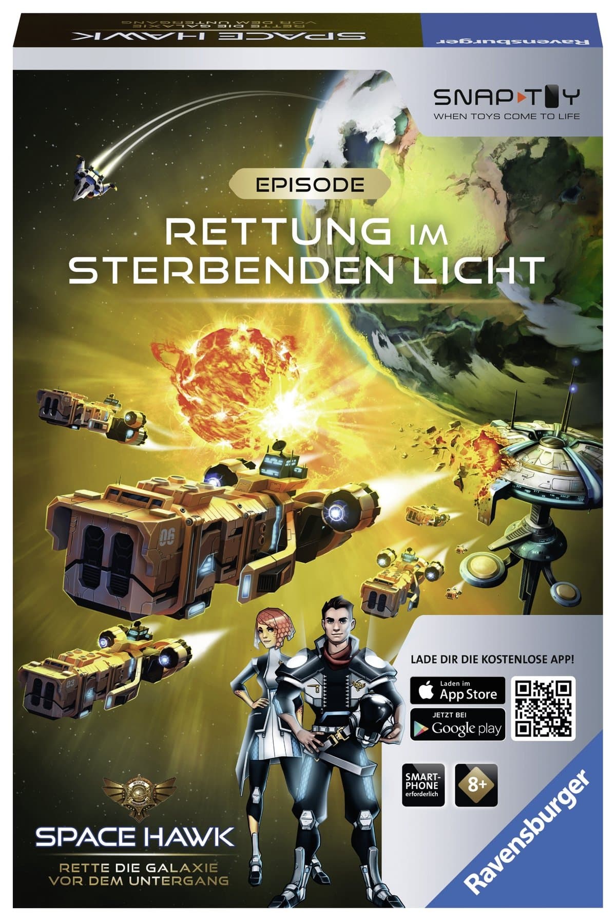 Space Hawk Episode Rettung im sterbenden Licht