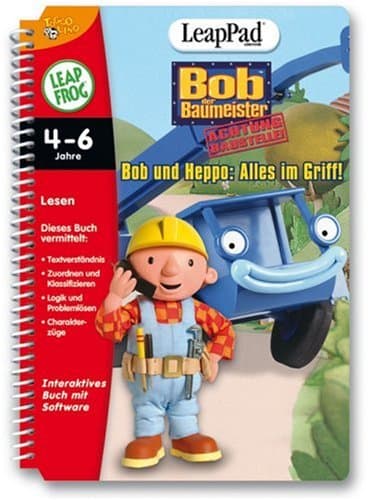 LeapFrog 41287078 - LeapPad Bibliothek: Bob der Baumeister und Heppo