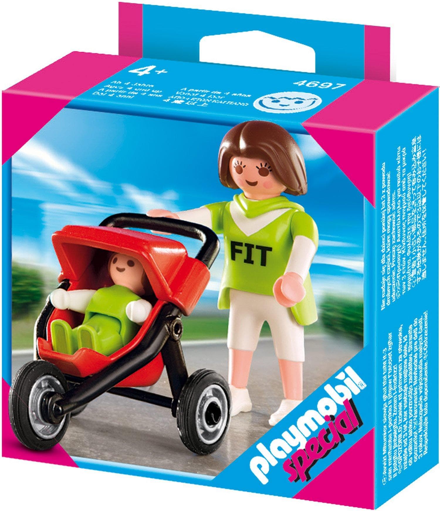 Playmobil 4697 - Mama mit Baby-Jogger