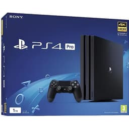 Hemkonsol - Sony - PS4 Pro - 1000 GB - Svart - 2019- REFURBISHED