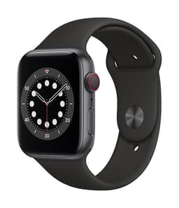 Apple Watch 6 Aluminium 44mm eSIM Svart Grade B Used