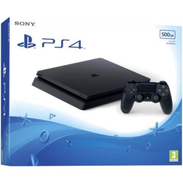 PS4-konsol - Sony - 500 GB - Svart - 2 ÅRS garanti