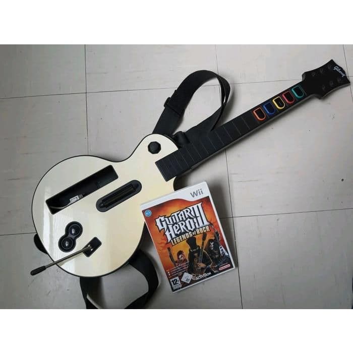 Spel Guitar Hero III: Legends Of Rock - Gitarrpaket Nintendo Wii Wii u Samlare