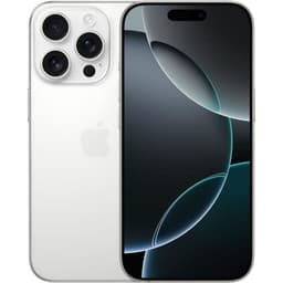 APPLE iPhone 16 Pro 128GB vit titan (2024) - Begagnad - Utmärkt skick