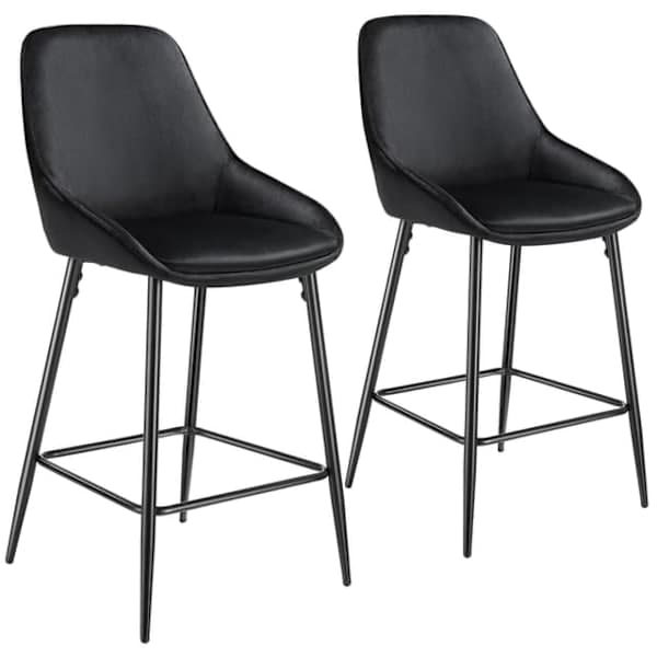 Tectake Siera Barstol med ryggstöd, 2-pack - B - Mycket bra