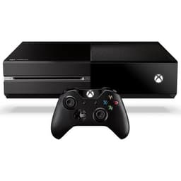 MICROSOFT Xbox One 500 GB svart - Renoverad - Bra skick- REFURBISHED