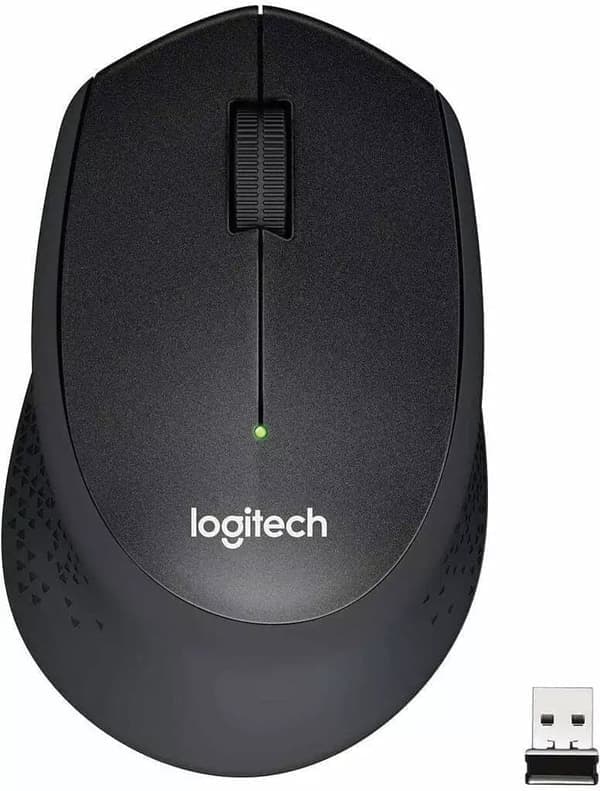 Logitech M330 Silent Plus trådlös mus – USB Unifying-mottagare