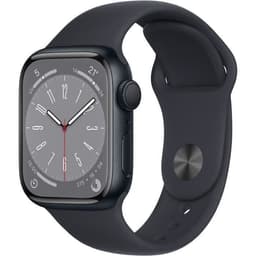 Apple Watch Series 8 GPS - 41mm - Midnight Aluminium-kapsling - Midnight Sport Band (2022) - Återvunnet - Utmärkt skick- REFURBISHED