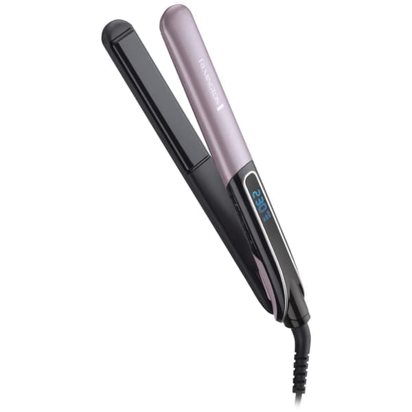 Remington S6700 Sleek & Curl Expert Hårplattång, Svart Titan - B - Mycket bra