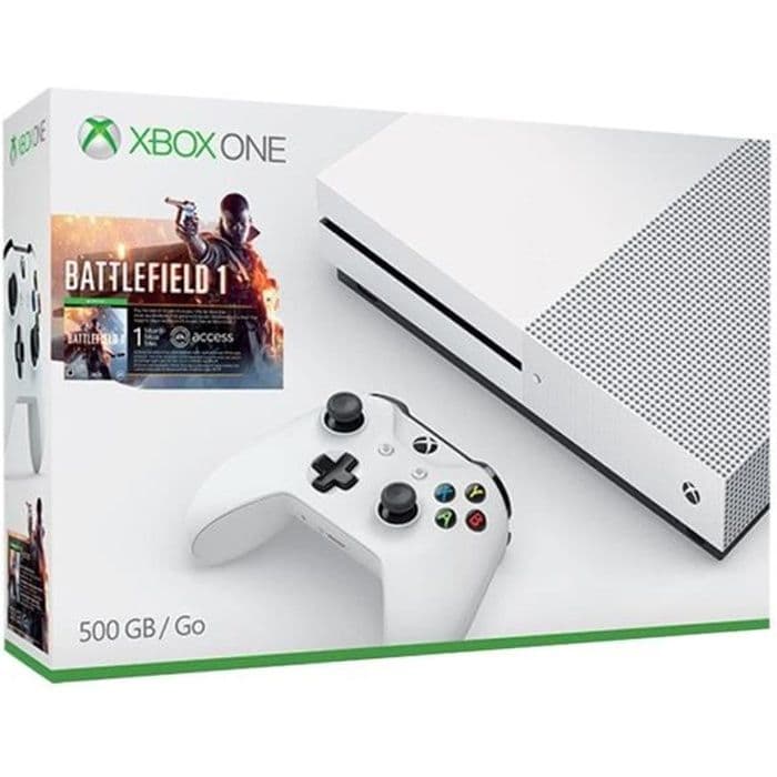 Xbox One S 500GB + Battlefield 1-paket
