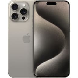 APPLE iPhone 15 Pro Max 256GB Natural Titanium (2023) - Begagnad - Bra skick