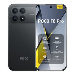 POCO F8 Pro Svart 12 GO + 512 GO - Snapdragon® 8 Elite av högsta kvalitet, AMOLED HyperRGB POCO 120 Hz 6,59"