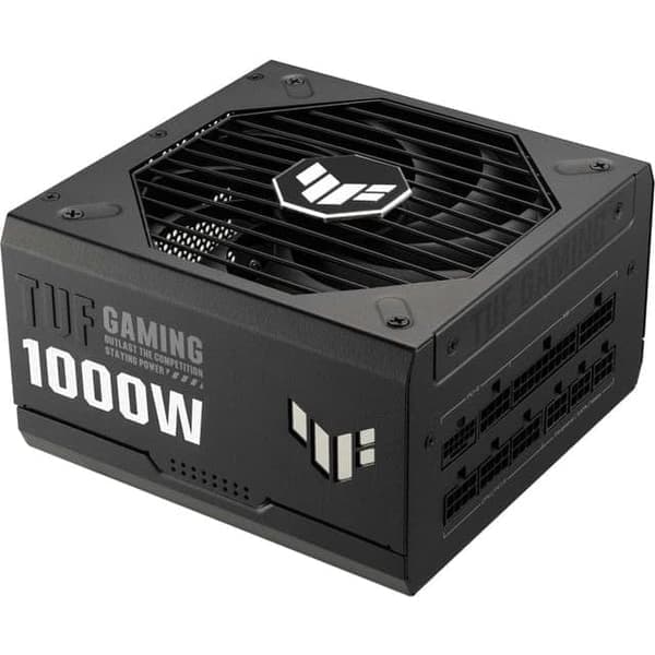 Asus TUF Gaming 80+ Gold 1000W nätaggregat, svart - A - Som ny
