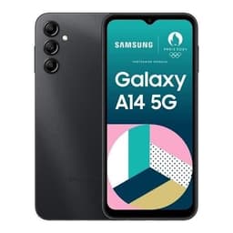 SAMSUNG Galaxy A14 5G Svart 64 Go (2023) - Återvunnen - Mycket bra skick