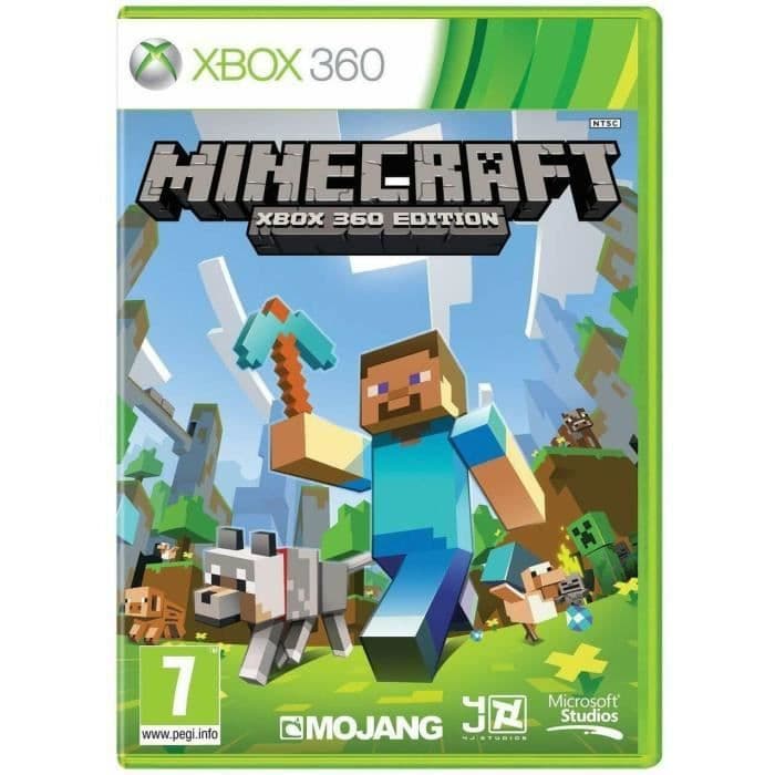 MINECRAFT XBOX 360-SPEL- REFURBISHED