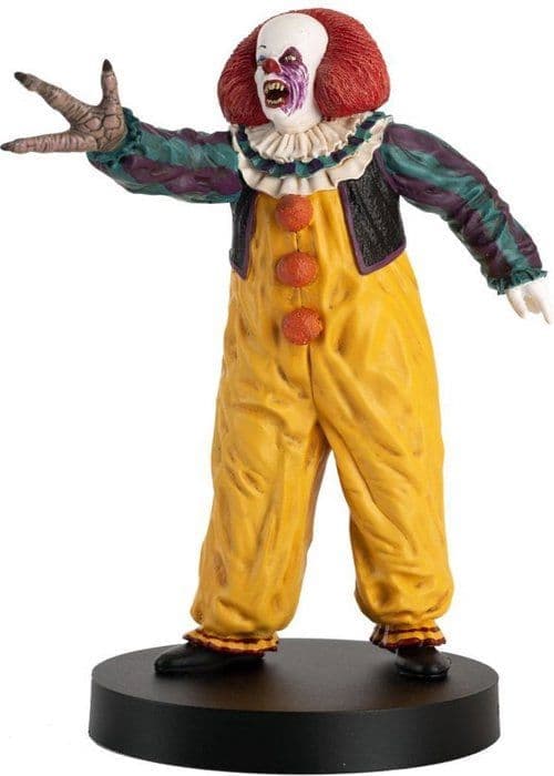 Figur Samlarobjekt - EAGLEMOSS - Pennywise (IT - 1990) - Resin - 15 cm - Flerfärgad- USED