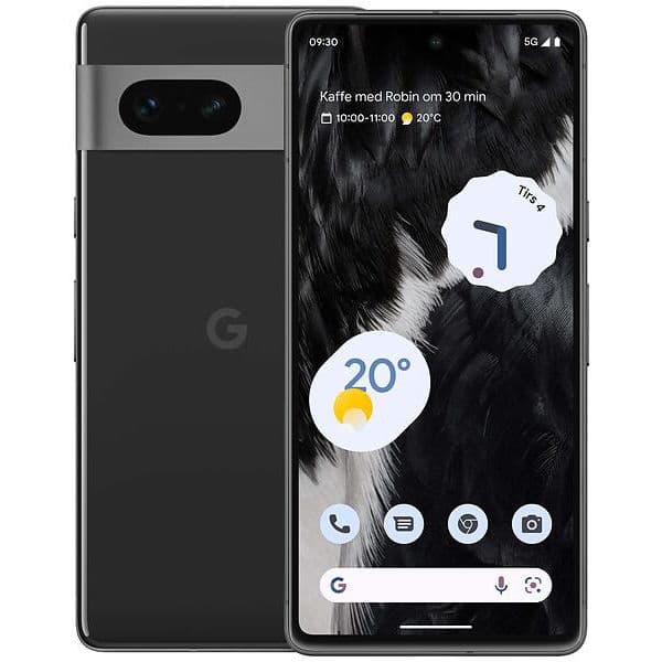 Google Pixel 7 5G Dual SIM 8GB RAM 128GB - 1 År Garanti Begagnad i Nyskick - Svart
